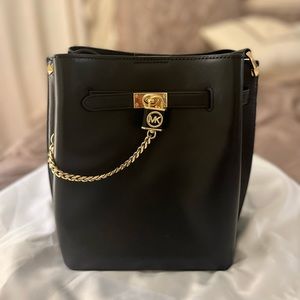 Michael Kors Hamilton Legacy Medium Leather Messenger Bag